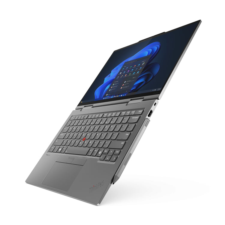 LENOVO ThinkPad X1 2-in-1 Gen 9 Intel Core Ultra 7 155U Hybrid (2-in-1) 35,6 cm (14") Touchscreen WUXGA 16 GB 512 GB SSD Wi-Fi 6E (802.11ax) Windows 11 Pro Grey French (21KE005UCA) - Cartouches Certifiees