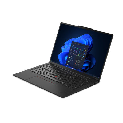 LENOVO ThinkPad X1 Carbon Gen 13 Aura Edition Intel Core Ultra 7 265U Laptop 35,6 cm (14") Touchscreen WUXGA 32 GB 1 TB SSD Wi-Fi 6E (802.11ax) Windows 11 Pro Black French (21NX00FVCA) - Cartouches Certifiees