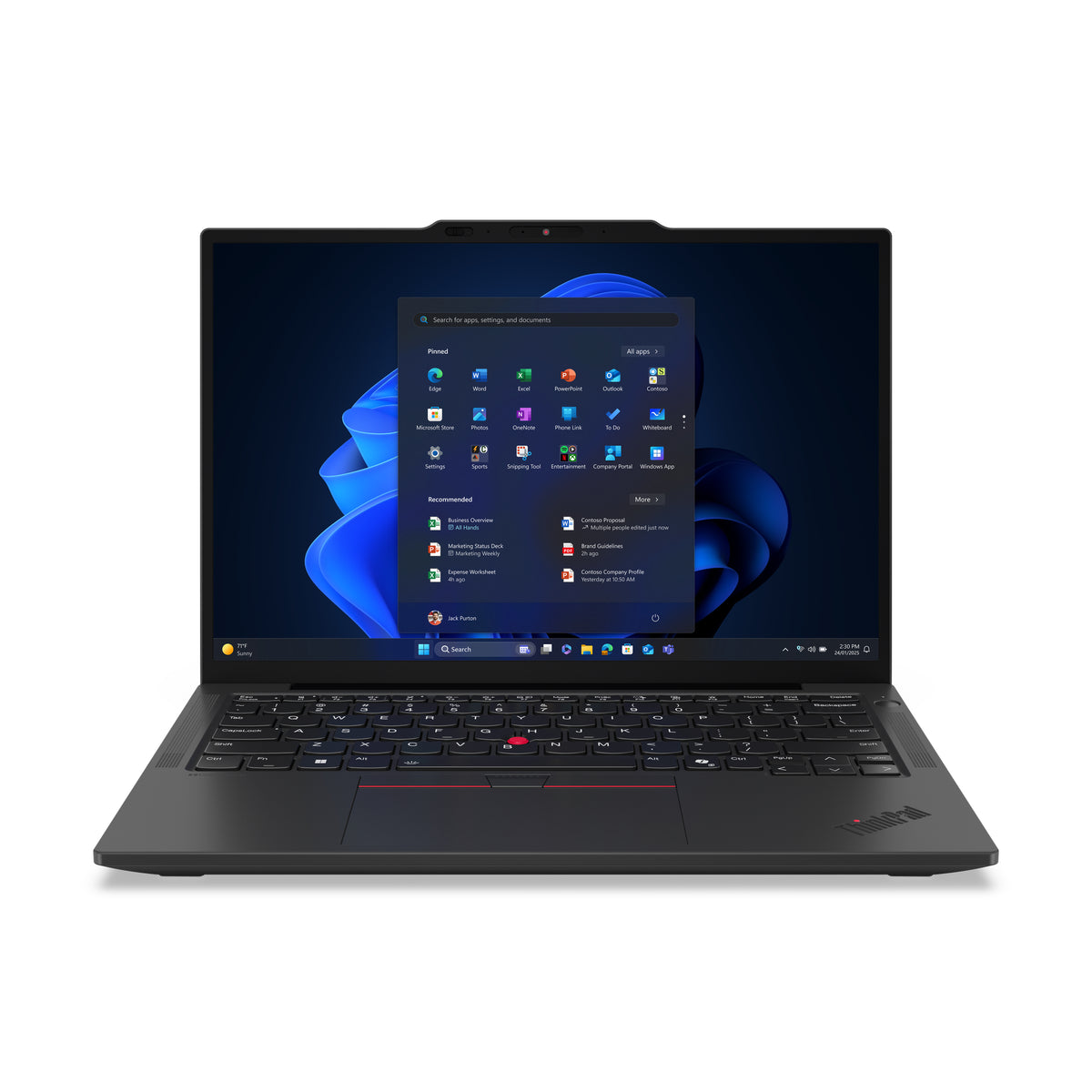 LENOVO ThinkPad X13 Gen 6 (Intel) Intel Core Ultra 7 255U Laptop 33,8 cm (13.3") WUXGA 16 GB LPDDR5x-SDRAM 512 GB SSD Wi-Fi 6E (802.11ax) Windows 11 Pro Black (21RK006AUS) - Cartouches Certifiees