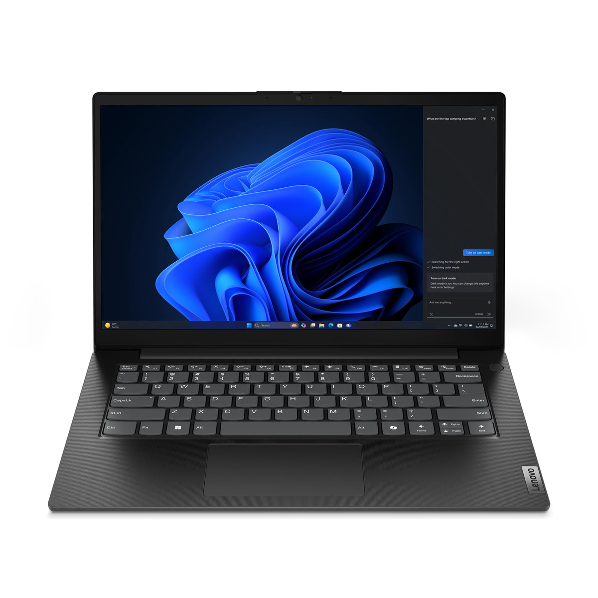 LENOVO V14 G5 IRL Intel Core 3 100U Laptop 35,6 cm (14") Full HD 8 GB DDR5-SDRAM 256 GB SSD Wi-Fi 6 (802.11ax) Windows 11 Pro Black English (83HD000VUS) - Cartouches Certifiees