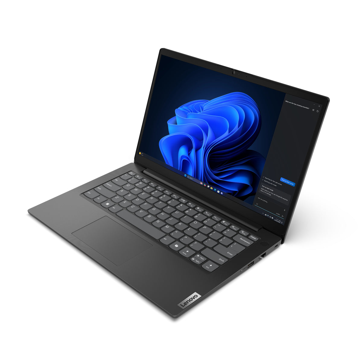 LENOVO V14 G5 IRL Intel Core 3 100U Laptop 35,6 cm (14") Full HD 8 GB DDR5-SDRAM 256 GB SSD Wi-Fi 6 (802.11ax) Windows 11 Pro Black English (83HD000VUS) - Cartouches Certifiees