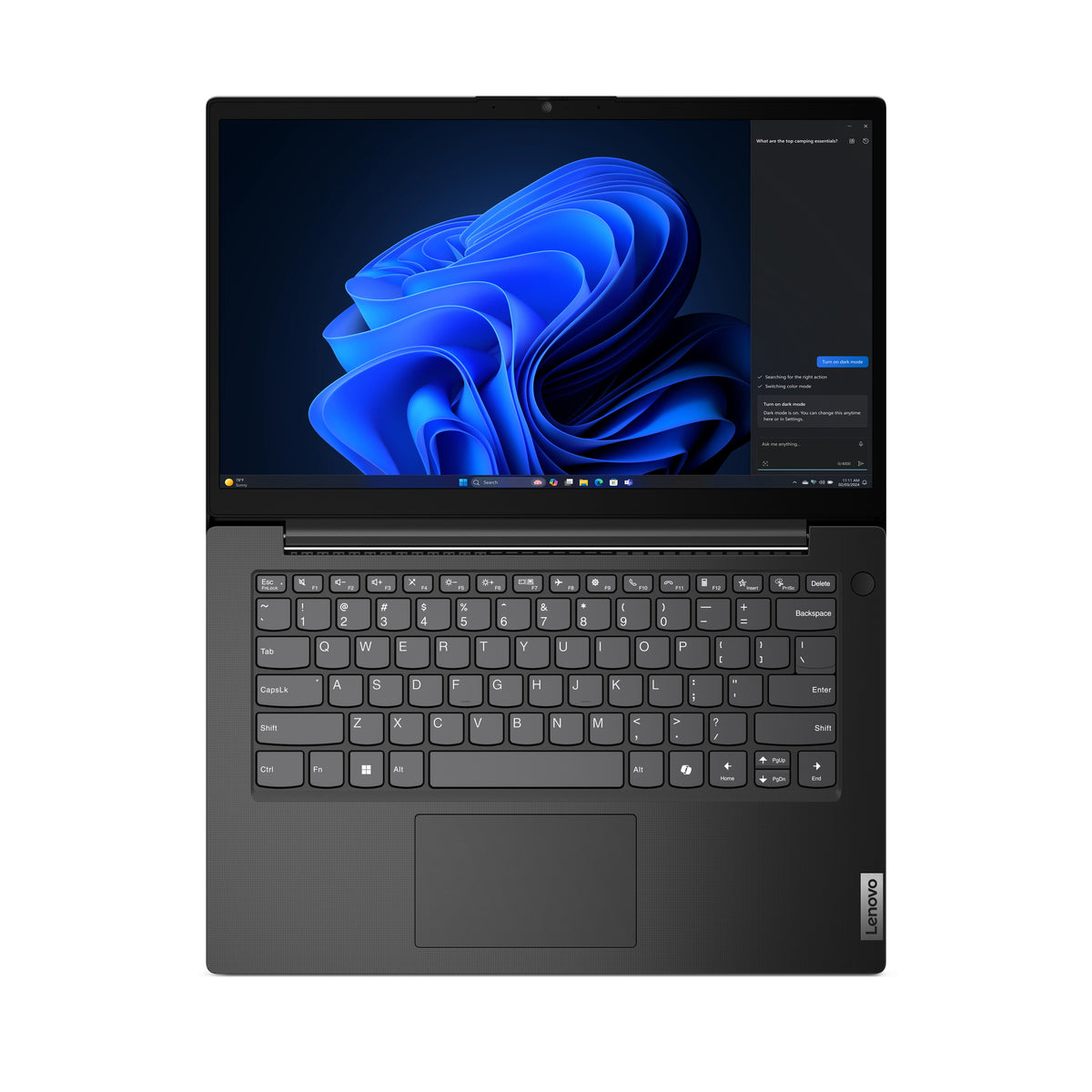 LENOVO V14 G5 IRL Intel Core 3 100U Laptop 35,6 cm (14") Full HD 8 GB DDR5-SDRAM 256 GB SSD Wi-Fi 6 (802.11ax) Windows 11 Pro Black English (83HD000VUS) - Cartouches Certifiees