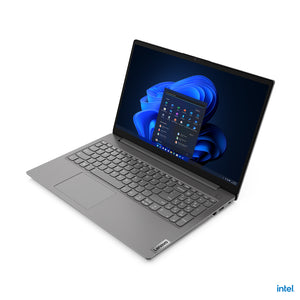 LENOVO V15 G4 IRU Intel® Core™ i5 i5-1335U Laptop 39,6 cm (15.6") Full HD 8 GB DDR4-SDRAM 256 GB SSD Wi-Fi 6 (802.11ax) Windows 11 Pro Black QWERTY US English (83A10024US) - Cartouches Certifiees
