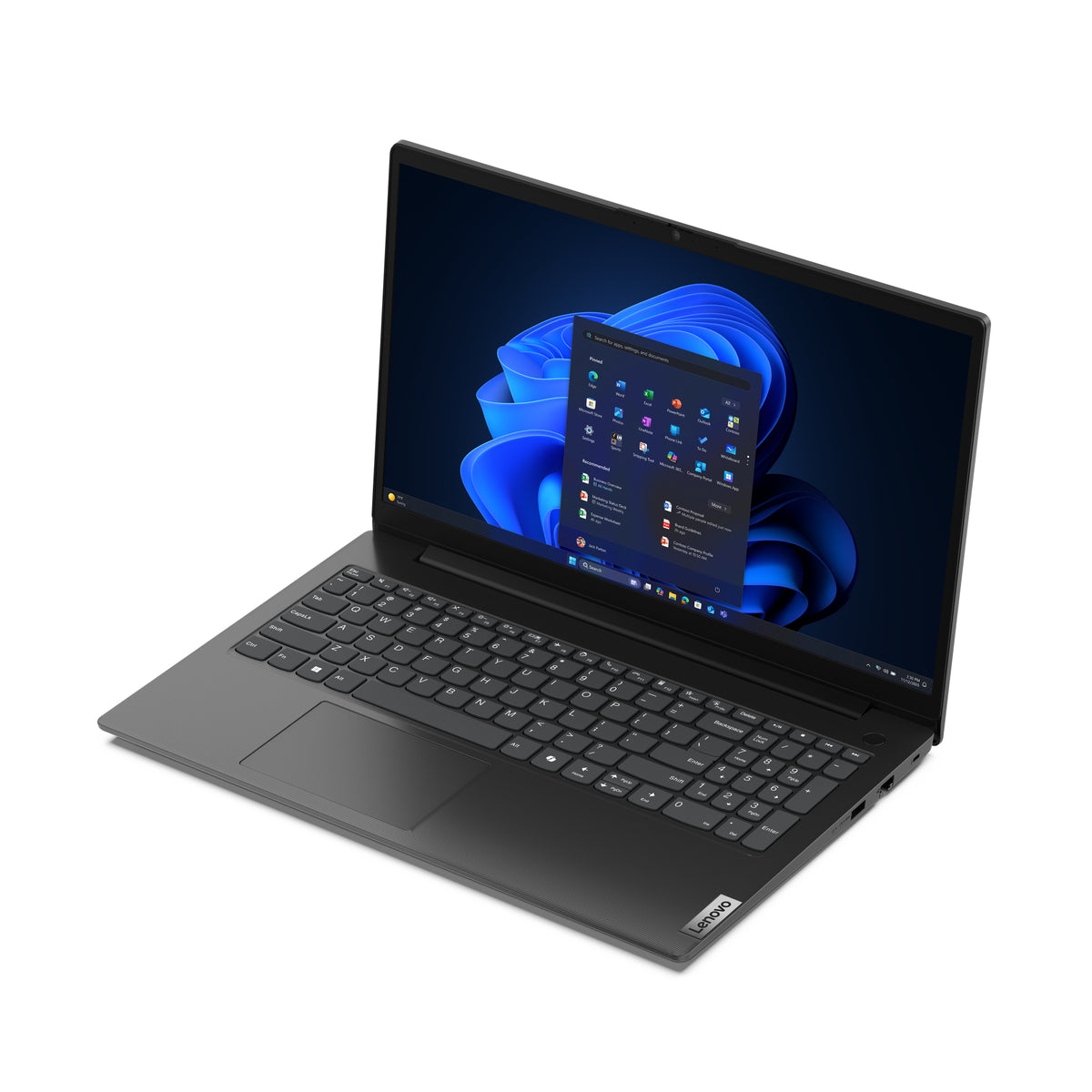 LENOVO V15 G6 ARP AMD Ryzen™ 5 150 Laptop 39,6 cm (15.6") Full HD 8 GB DDR5-SDRAM 256 GB SSD Wi-Fi 6 (802.11ax) Windows 11 Pro Black (83V4001WUS) - Cartouches Certifiees