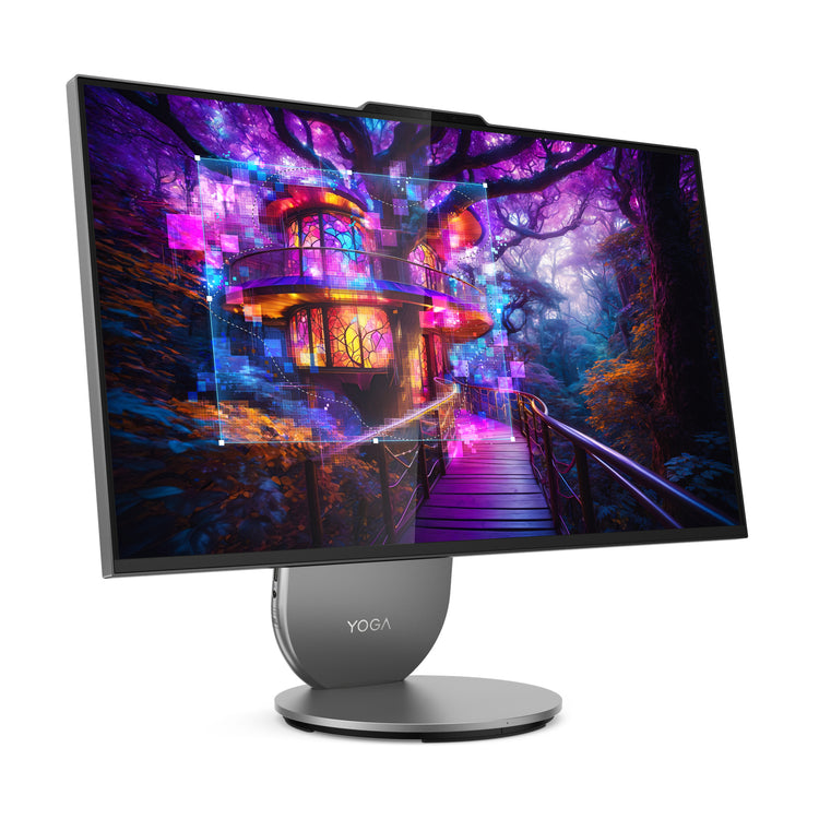 LENOVO Yoga AIO 27IAH10 Intel Core Ultra 7 255H 68,6 cm (27") 2560 x 1440 pixels All-in-One PC 16 GB LPDDR5x-SDRAM 1 TB SSD Windows 11 Home Wi-Fi 7 (802.11be) Grey (F0J20002US) - Cartouches Certifiees