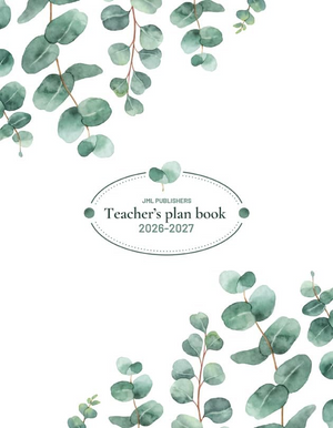 LES ÉDITIONS JML Teacher planner 2026-2027, Daily plan book 6 periods (#16/125) - Cartouches Certifiees