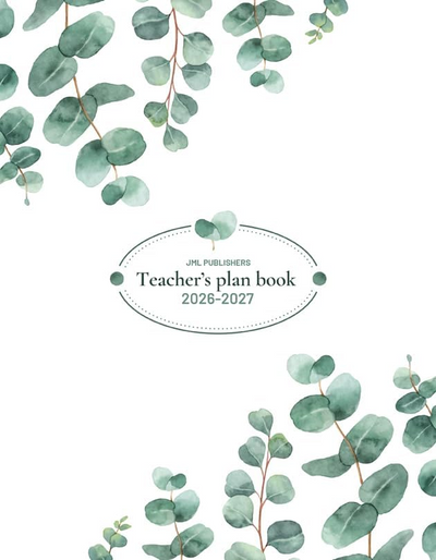 LES ÉDITIONS JML Teacher planner 2026-2027, Daily plan book 6 periods (#16/125) - Cartouches Certifiees