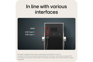 LG data projector Standard throw projector 600 ANSI lumens DLP UHD 4K (3840x2160) Silver, Black (PU600U) - Cartouches Certifiees