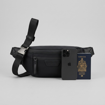 Madison Money Belt MBT2714BU-BLACK - Cartouches Certifiees