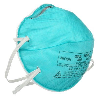 N95-1860 3M Mask Pack of 20 Side - StopGerms