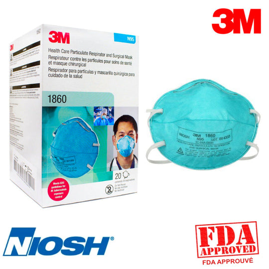 N95-1860 3M Masks Pack of 20, Size: Standard