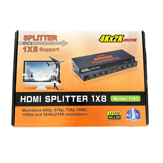 MLINK Répartiteur HDMI 4K Ultra HD 3D, 8 sorties (96525)