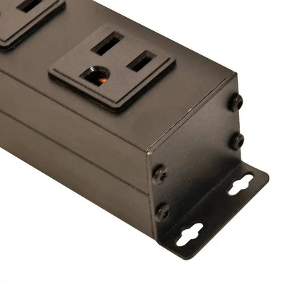 MLINK Metal Surge Protector Power Bar, 6 Outlets, 8ft Cord (96529) - Cartouches Certifiees