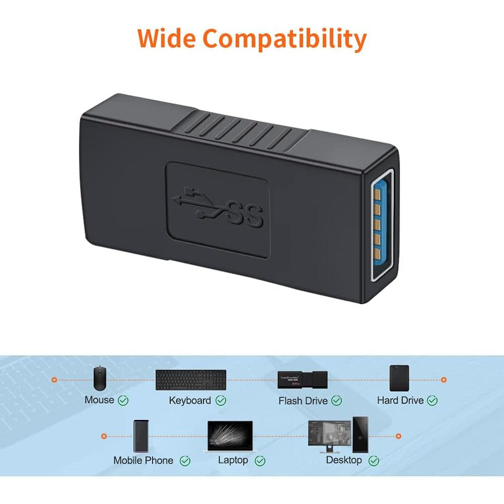 MLINK USB 3.0 Female to Female Coupler (96514) - Cartouches Certifiees