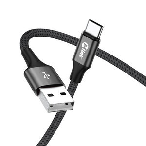 MLINK USB-A to USB-C Braided Fast Charging Cable PD20W 5V/2.4A - 3m (10') (96504) - Cartouches Certifiees