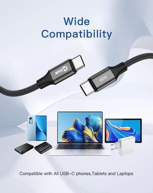 MLINK USB-C Braided Fast Charging Cable PD60W 20V/3A - 1m (3.3') (96557) - Cartouches Certifiees