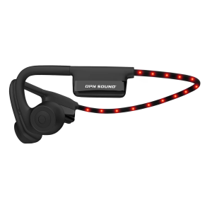 OPN SOUND Dashlyte+ Open Ear Headphones with LED Safety Light Strip – Black (OS4500BL) - Cartouches Certifiees