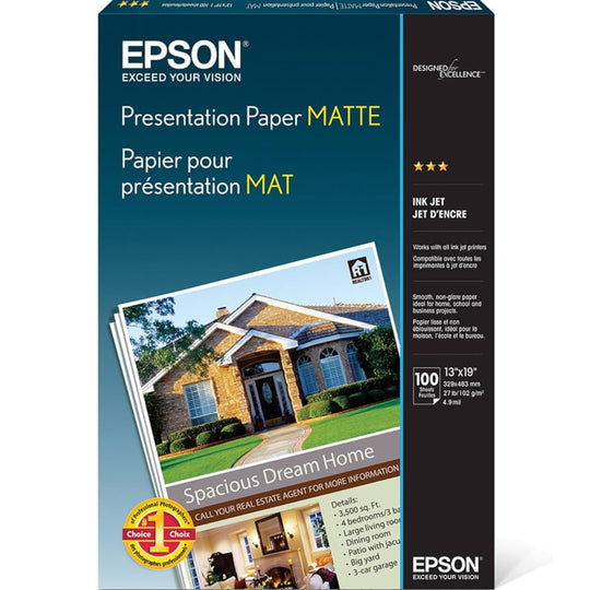 EPSON S041069 (13po x 19po) Mat Original Papier pour Présentation