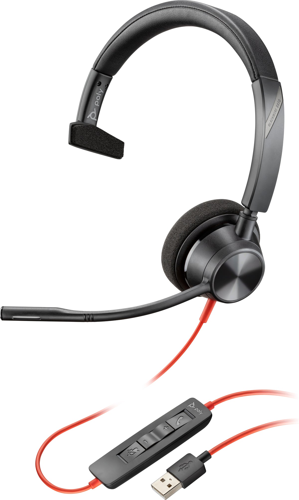 POLY BW 5210 MONO USB-A HS TAA - Cartouches Certifiees