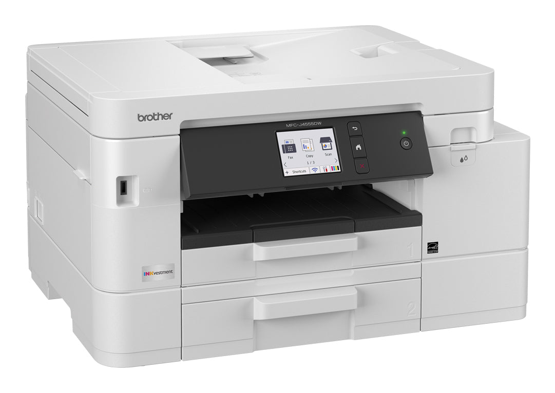 Printer BROTHER INKvestment MFC-J4555DW Wireless Color Inkjet All-in-One (MFCJ4555DW) - Cartouches Certifiees