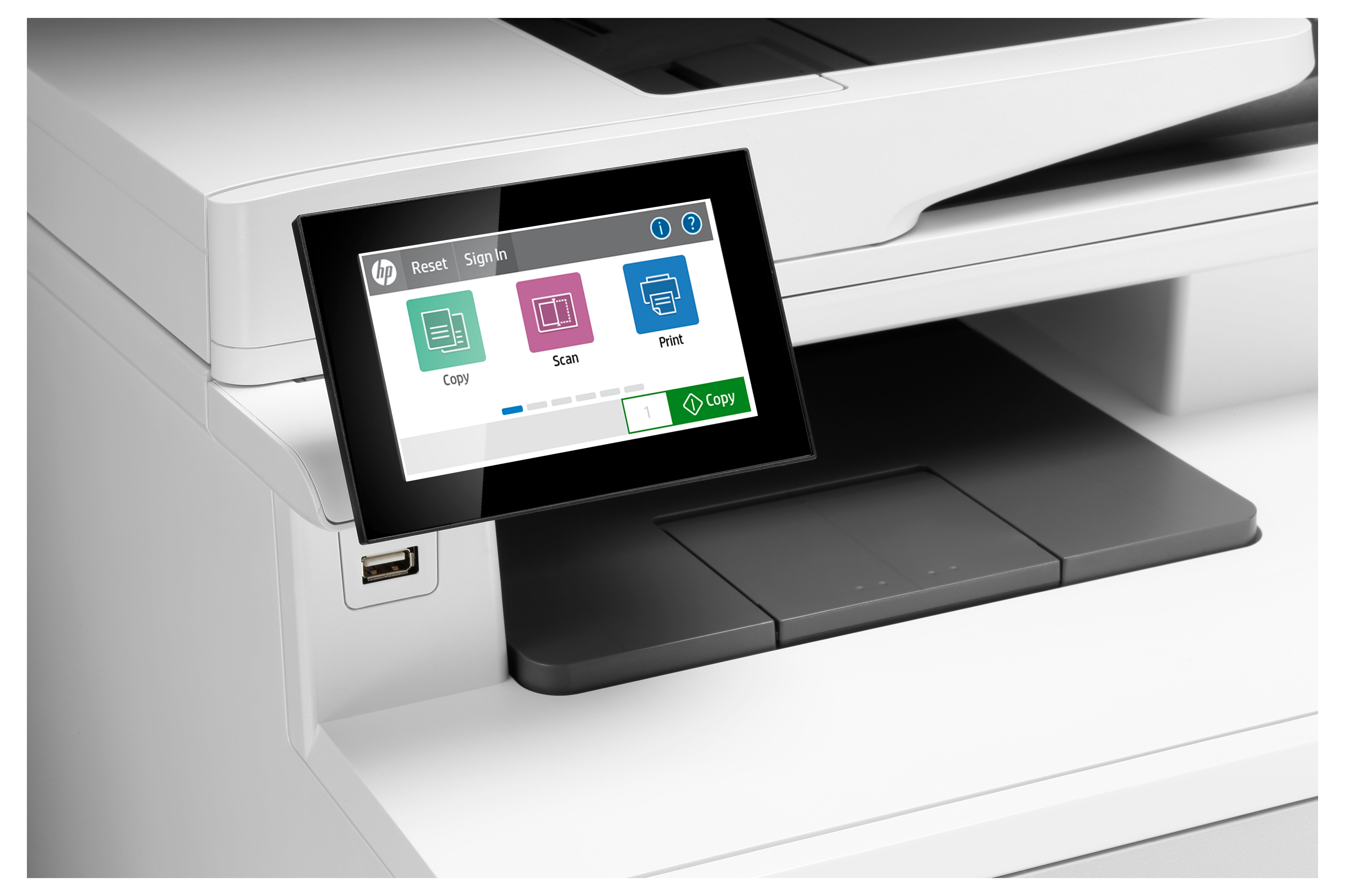 Printer HP Color LaserJet Enterprise MFP M480f (3QA55A) - Cartouches Certifiees