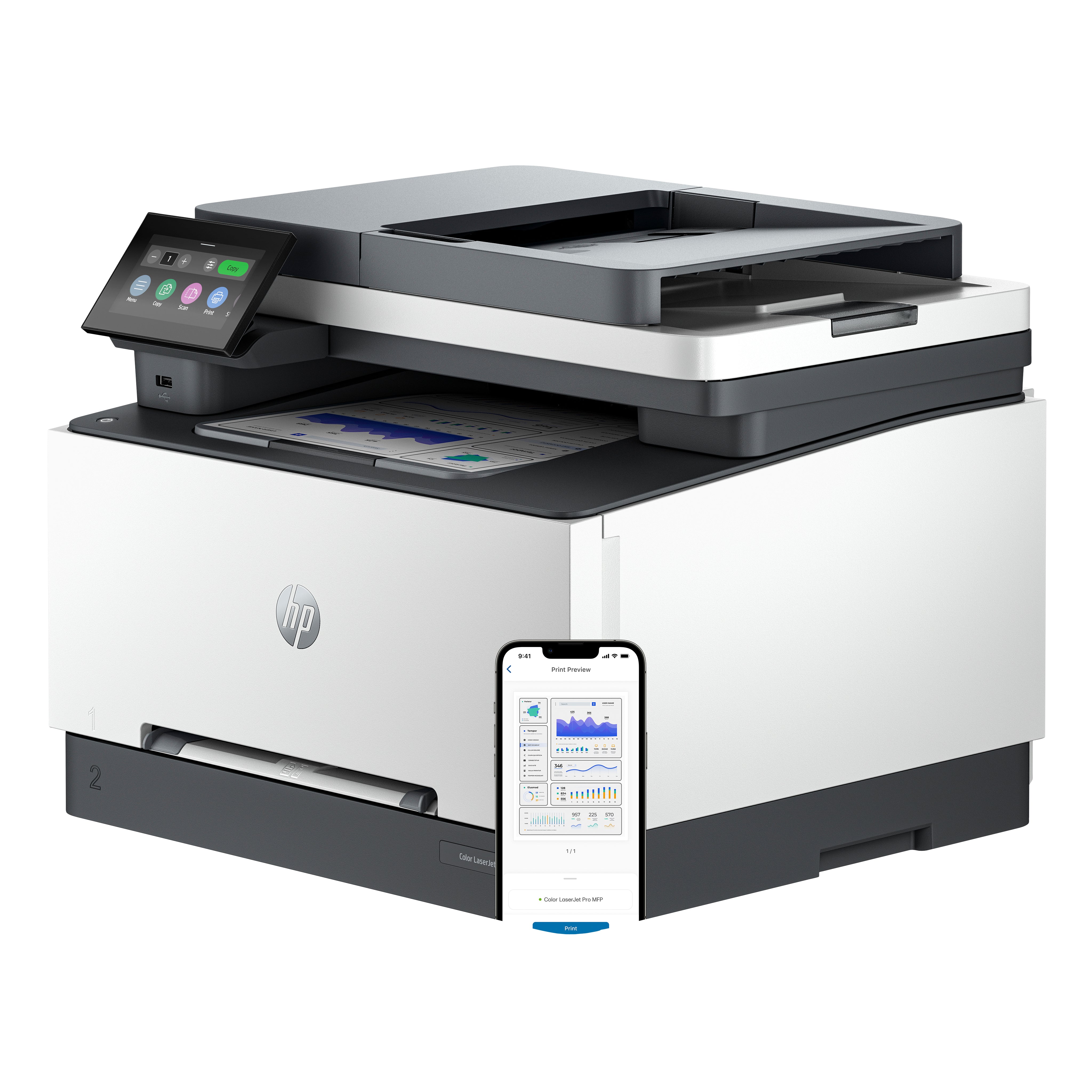 Printer HP Color LaserJet Pro MFP 3301fdw (499Q5F) - Cartouches Certifiees