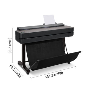 Printer HP DesignJet T650 36in 2025 Edition with 2 Year Warranty (5HB10T) - Cartouches Certifiees