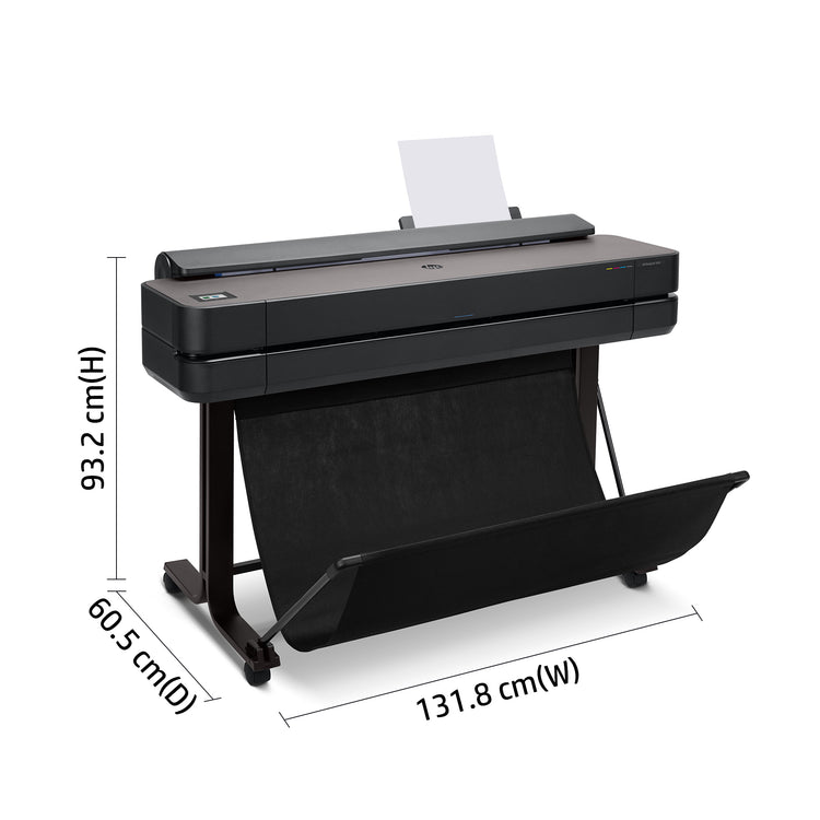 Printer HP DesignJet T650 36in 2025 Edition with 2 Year Warranty (5HB10T) - Cartouches Certifiees