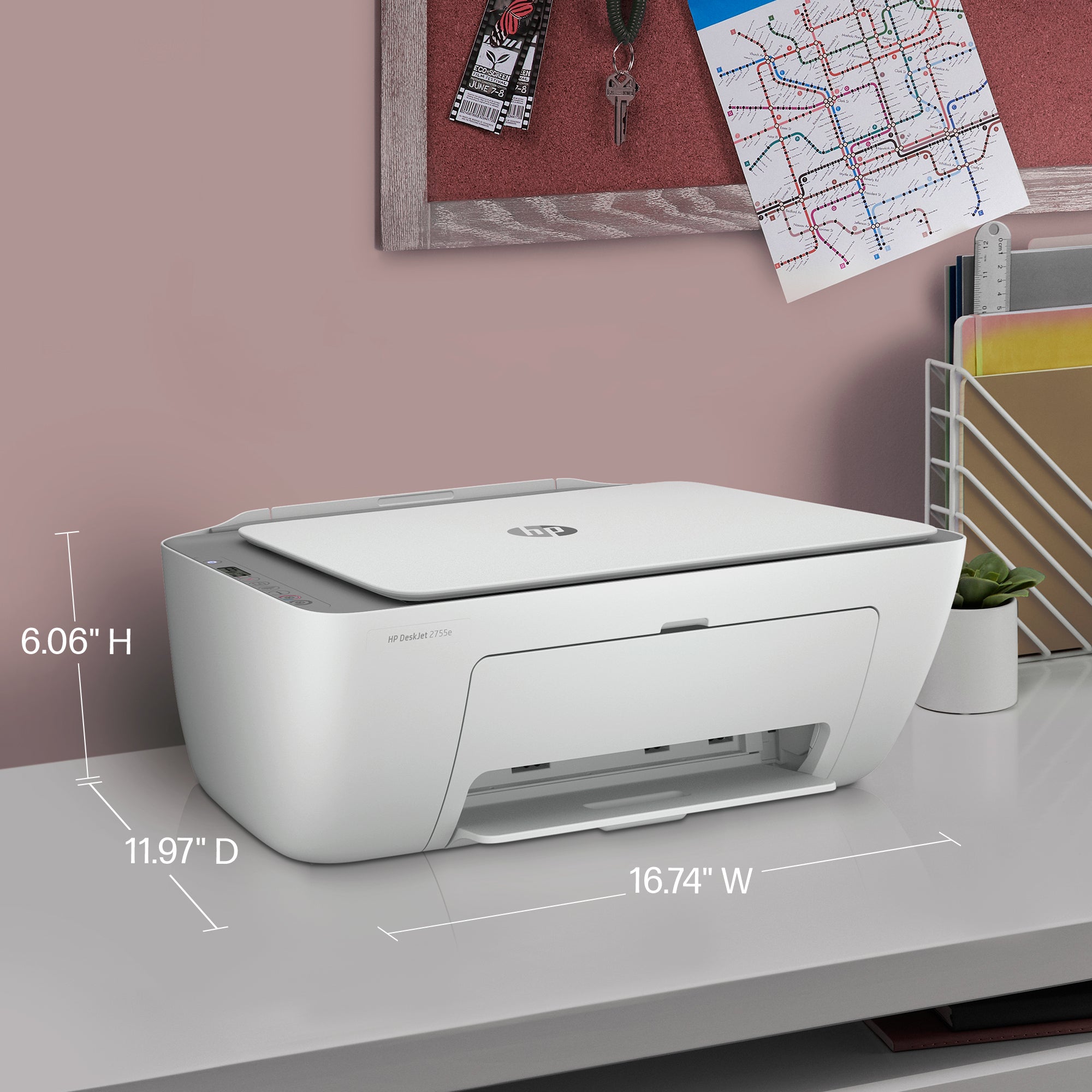 Printer HP DeskJet 2755e (26K67A) - Cartouches Certifiees