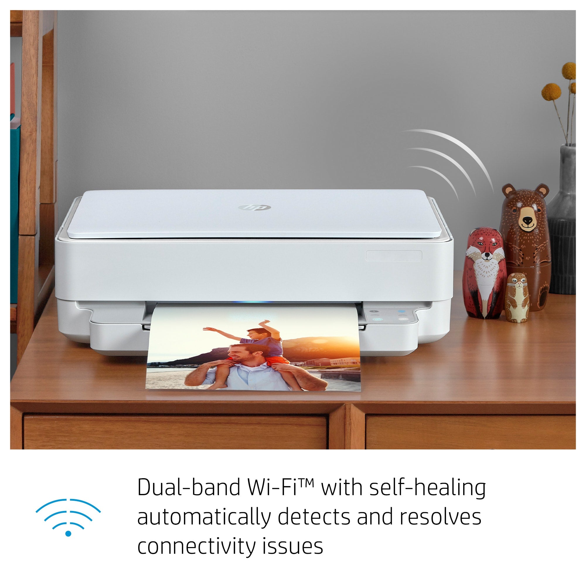 Printer HP ENVY 6055e OPEN BOX - Cartouches Certifiees