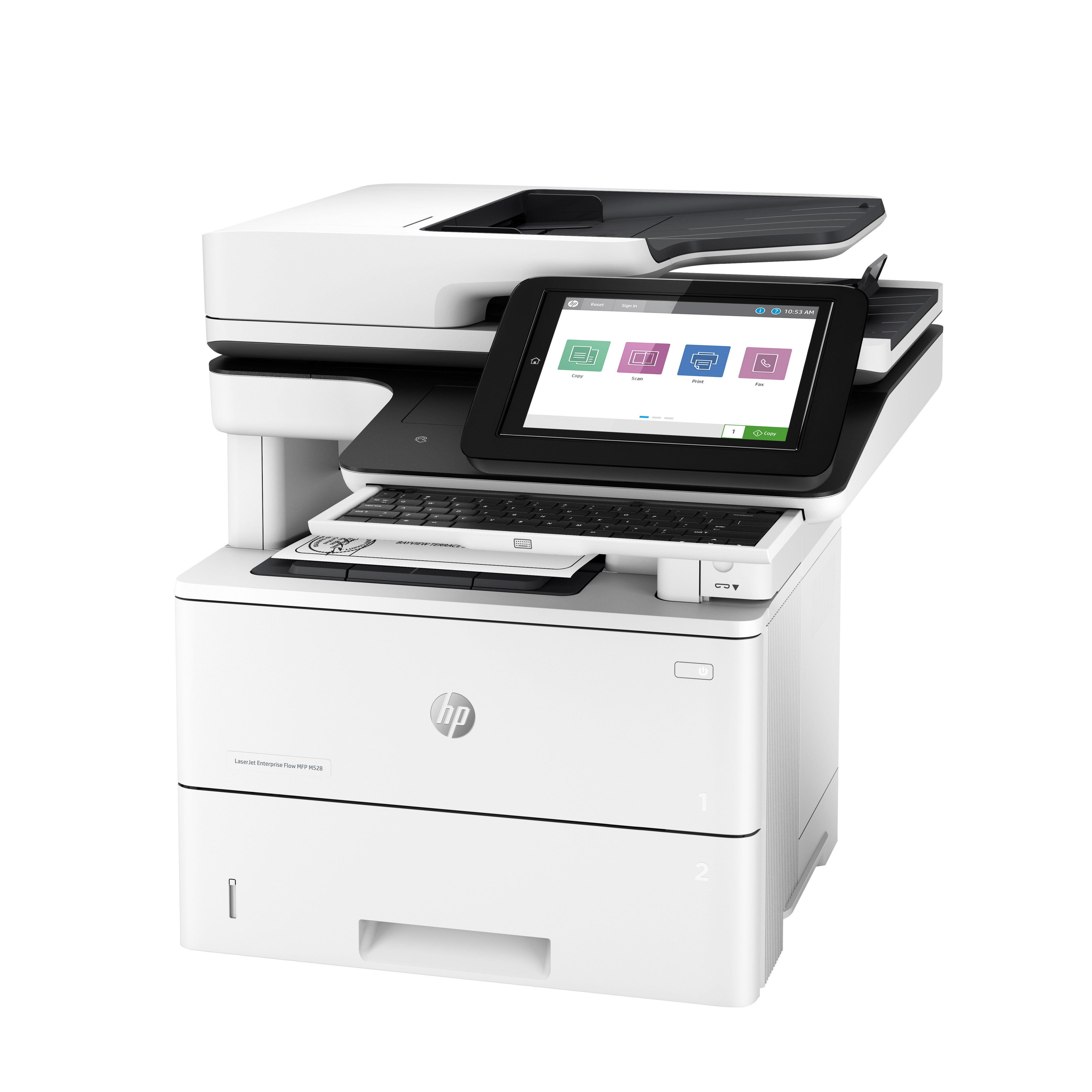 Printer HP LaserJet Enterprise Flow MFP M528z (1PV67A) - Cartouches Certifiees