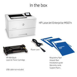 Printer HP LaserJet Enterprise M507n (1PV86A) - Cartouches Certifiees