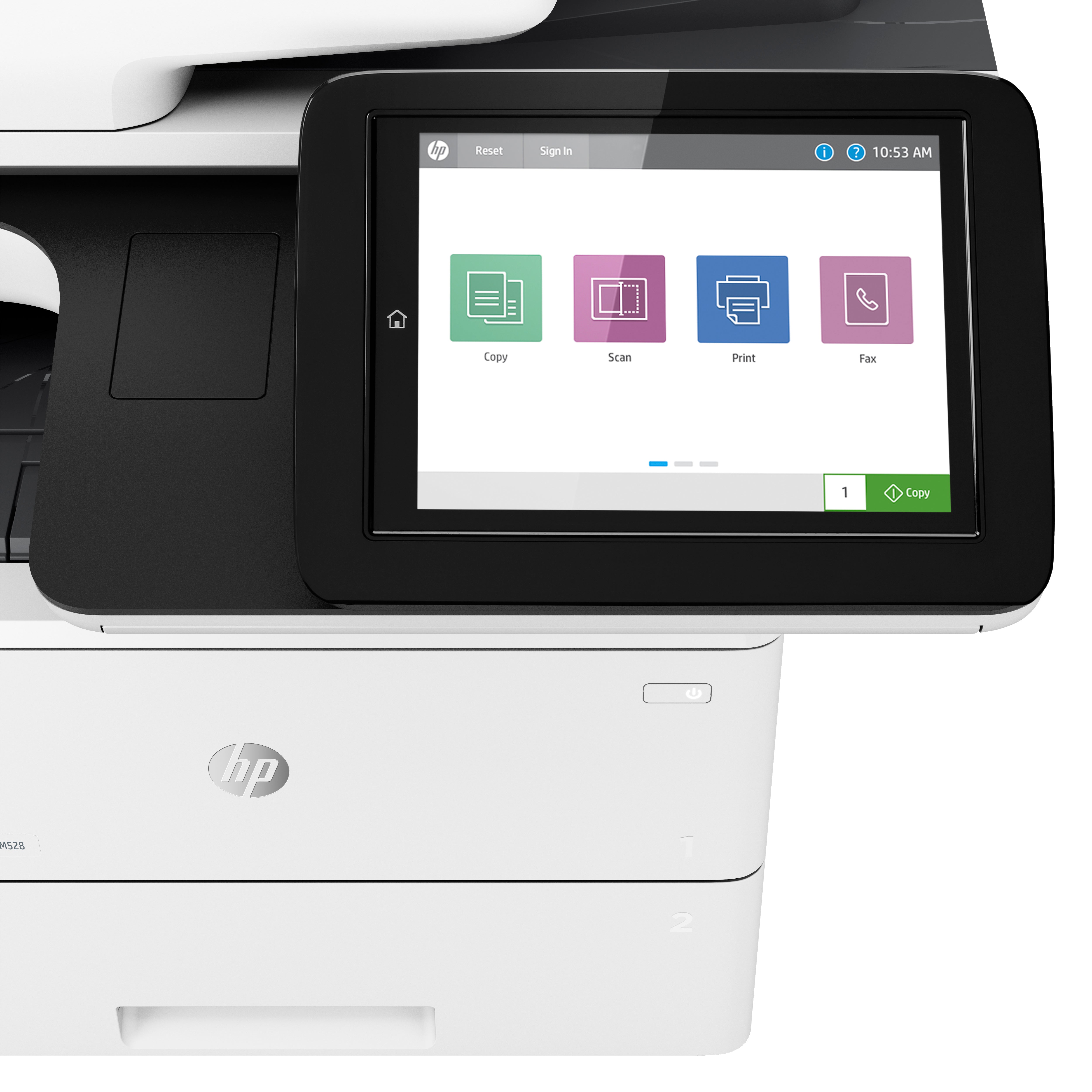 Printer HP LaserJet Enterprise MFP M528f (1PV65A) - Cartouches Certifiees