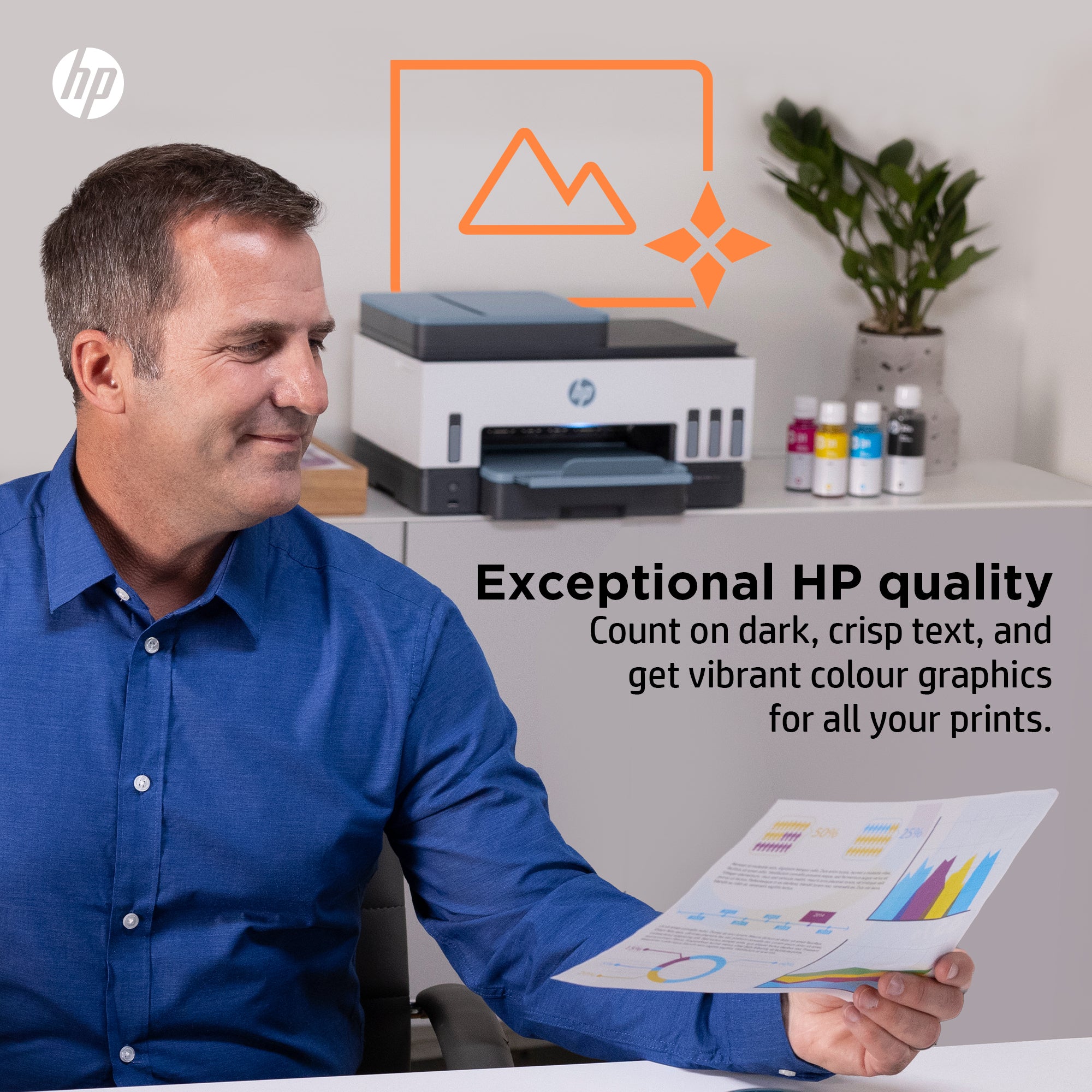 Printer HP Smart Tank 7602 (28B98A) - Cartouches Certifiees