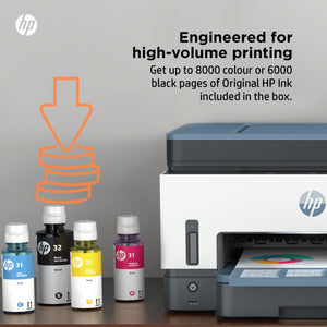 Printer HP Smart Tank 7602 (28B98A) - Cartouches Certifiees