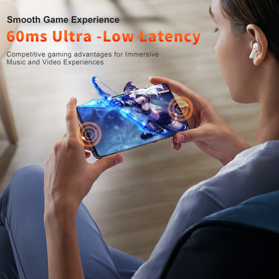 QERE E28 Bluetooth Wireless Earbuds, Immersive Sound & Noise Cancellation, IPX5 - Black (130286) - Cartouches Certifiees