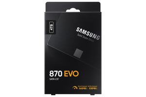 SAMSUNG 870 EVO 4 TB 2.5" Serial ATA III V-NAND (MZ-77E4T0B/AM) - Cartouches Certifiees