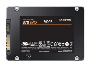 SAMSUNG 870 EVO 500 GB 2.5" Serial ATA III V-NAND (MZ-77E500B/AM) - Cartouches Certifiees
