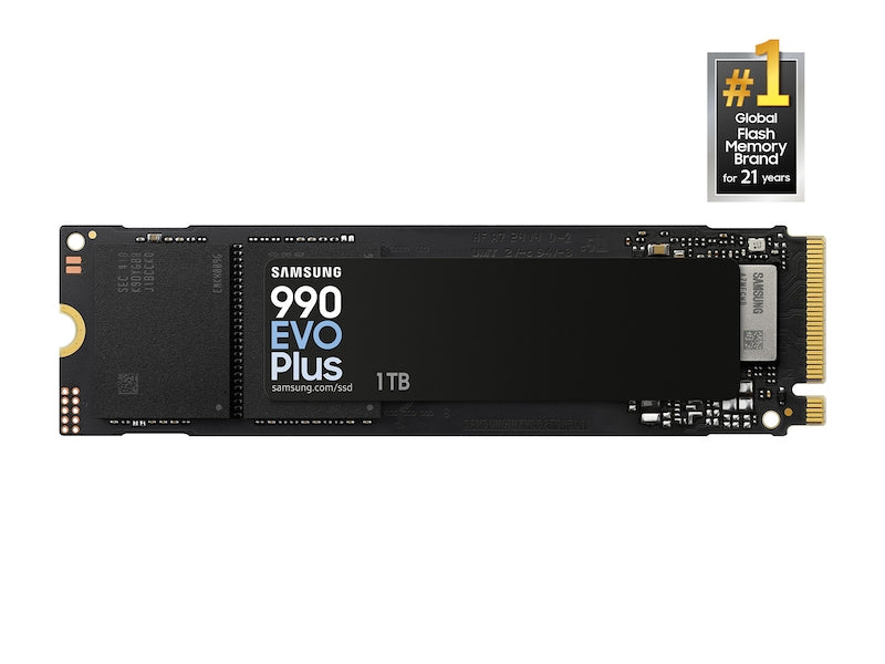 SAMSUNG 990 EVO Plus 1 TB M.2 PCI Express 4.0 NVMe V-NAND TLC (MZ-V9S1T0B/AM) - Cartouches Certifiees
