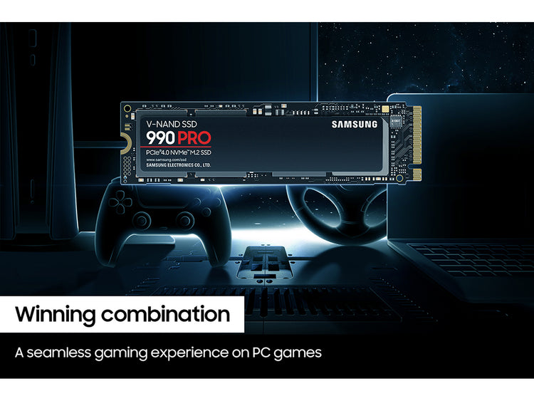 SAMSUNG 990 PRO 1 TB M.2 PCI Express 4.0 NVMe V-NAND MLC (MZ-V9P1T0B/AM) - Cartouches Certifiees