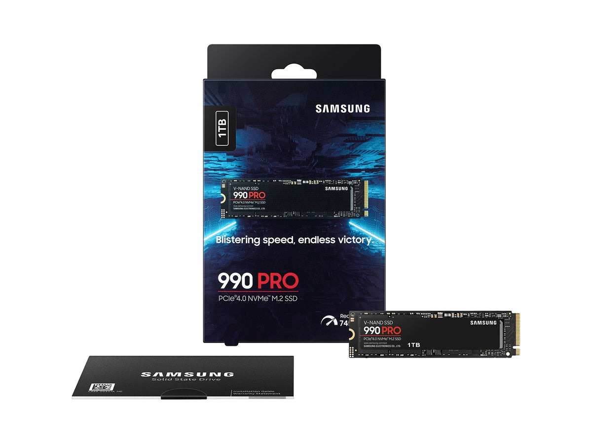 SAMSUNG 990 PRO 1 TB M.2 PCI Express 4.0 NVMe V-NAND MLC (MZ-V9P1T0B/AM) - Cartouches Certifiees