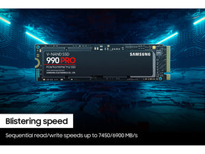 SAMSUNG 990 PRO 1 TB M.2 PCI Express 4.0 NVMe V-NAND MLC (MZ-V9P1T0B/AM) - Cartouches Certifiees
