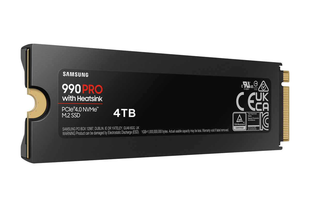 SAMSUNG 990 Pro 4 TB M.2 PCI Express 4.0 NVMe V-NAND TLC (MZ-V9P4T0CW) - Cartouches Certifiees