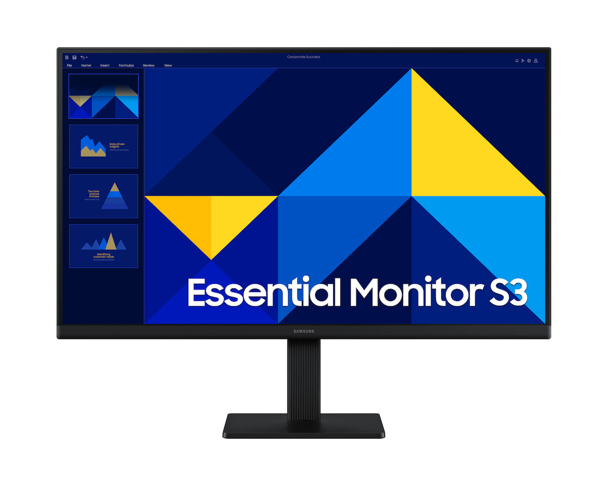 SAMSUNG computer monitor 61 cm (24") 1920 x 1080 pixels Full HD LED Black (LS24D300GANXZA) - Cartouches Certifiees