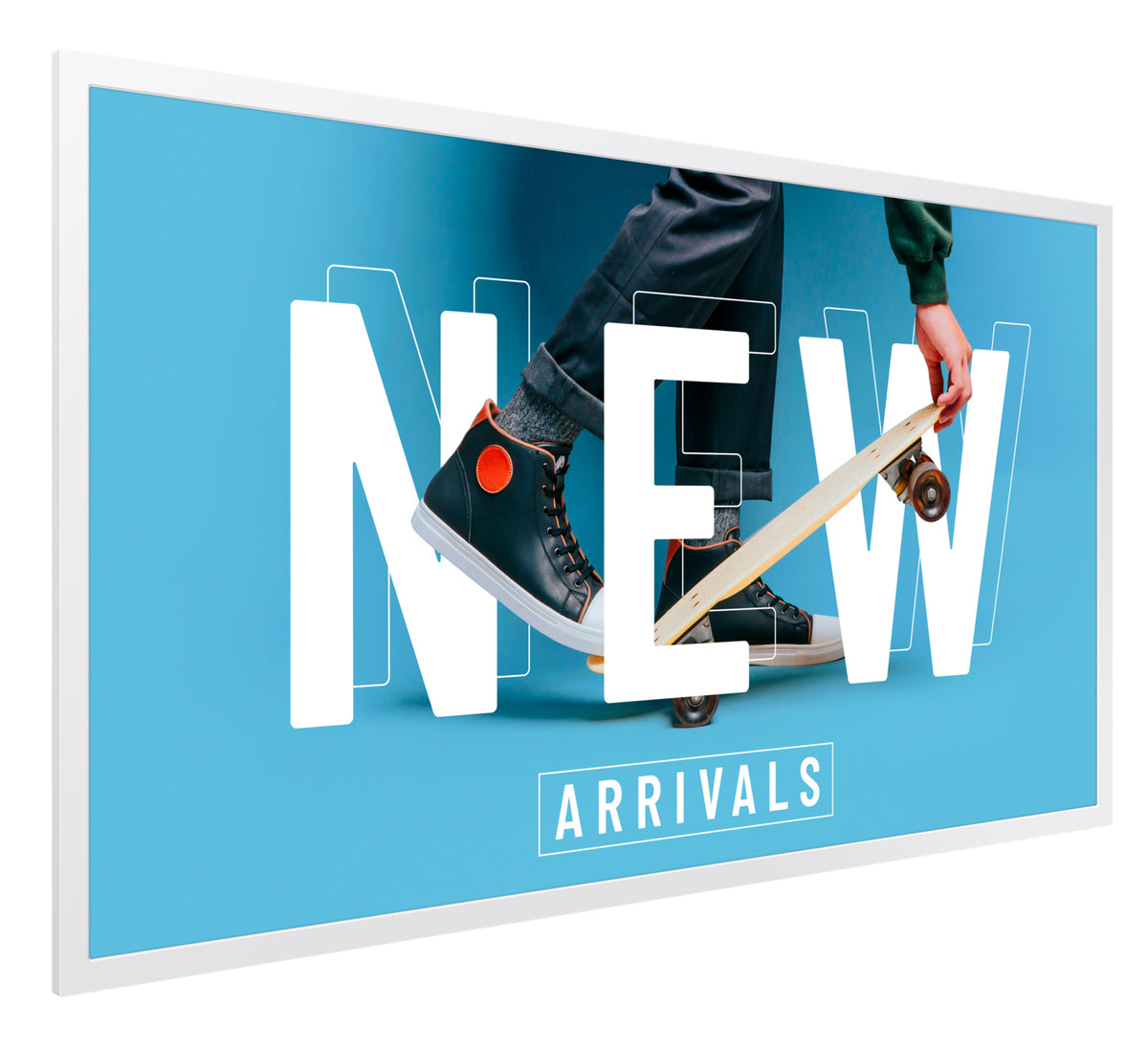 SAMSUNG DISPLAY Samsung EM32DX signage display Digital signage flat panel 80 cm (31.5") Wi-Fi Quad HD White 24/7 (LH32EMDIAGBXZA) - Cartouches Certifiees