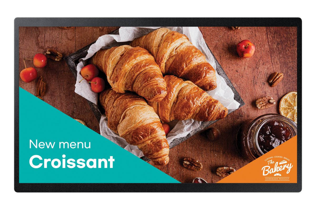 SAMSUNG DISPLAY Samsung QB24C signage display Digital signage flat panel 61 cm (24") LED Wi-Fi 250 cd/m² Full HD Black Built-in processor Tizen 16/7 (LH24QBCEBGCXZA) - Cartouches Certifiees