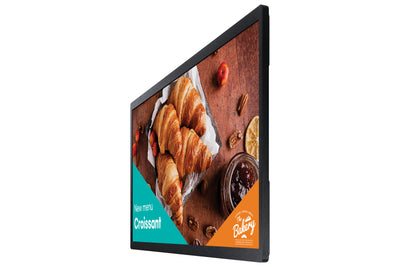 SAMSUNG DISPLAY Samsung QB24C signage display Digital signage flat panel 61 cm (24") LED Wi-Fi 250 cd/m² Full HD Black Built-in processor Tizen 16/7 (LH24QBCEBGCXZA) - Cartouches Certifiees