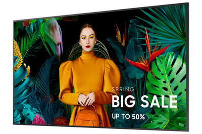 SAMSUNG DISPLAY Samsung QB75C signage display Digital signage flat panel 190,5 cm (75") LCD Wi-Fi 350 cd/m² 4K Ultra HD Black Built-in processor Tizen 16/7 (LH75QBCEBGCXGO) - Cartouches Certifiees