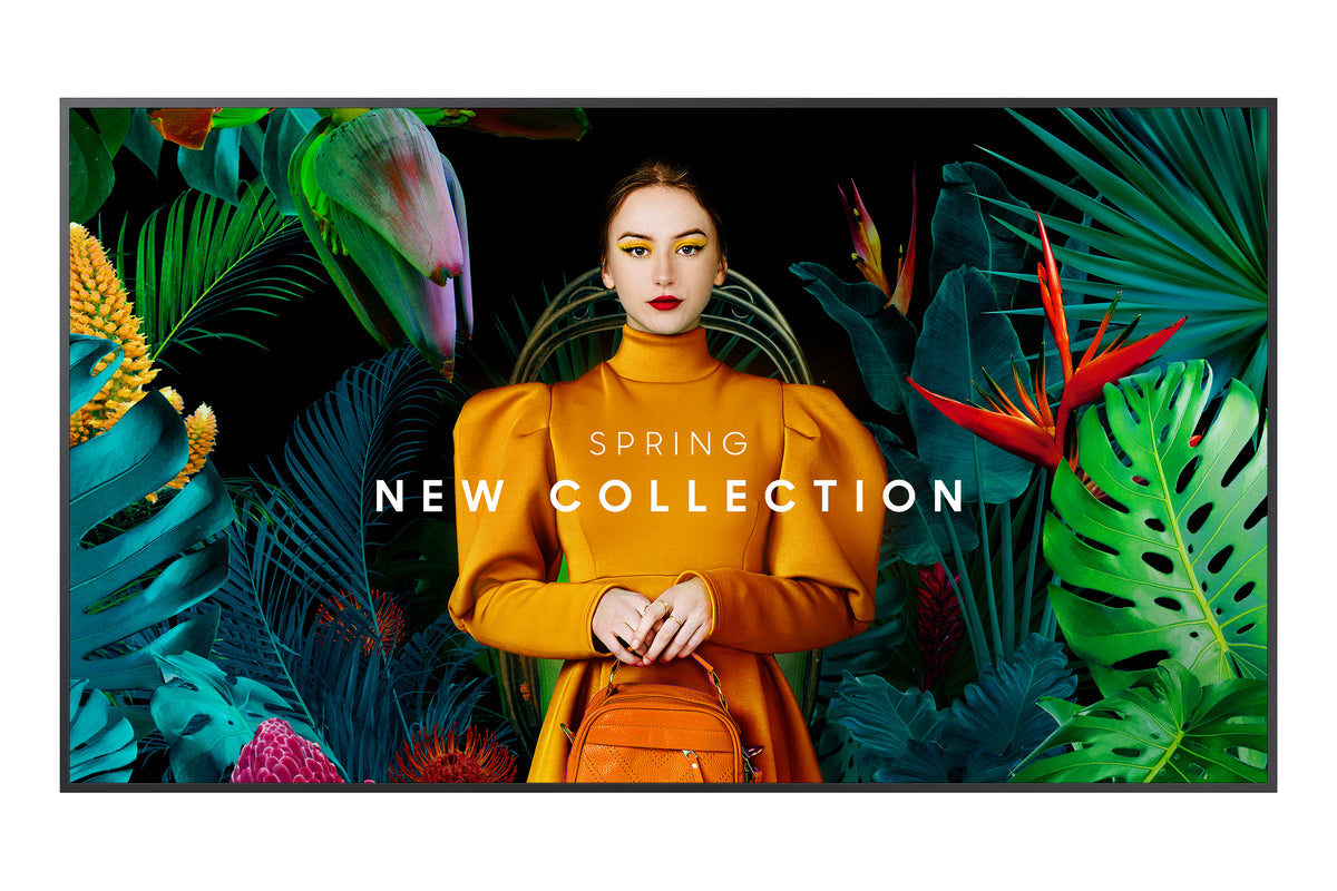 SAMSUNG DISPLAY Samsung QB75C signage display Digital signage flat panel 190,5 cm (75") LCD Wi-Fi 350 cd/m² 4K Ultra HD Black Built-in processor Tizen 16/7 (LH75QBCEBGCXGO) - Cartouches Certifiees