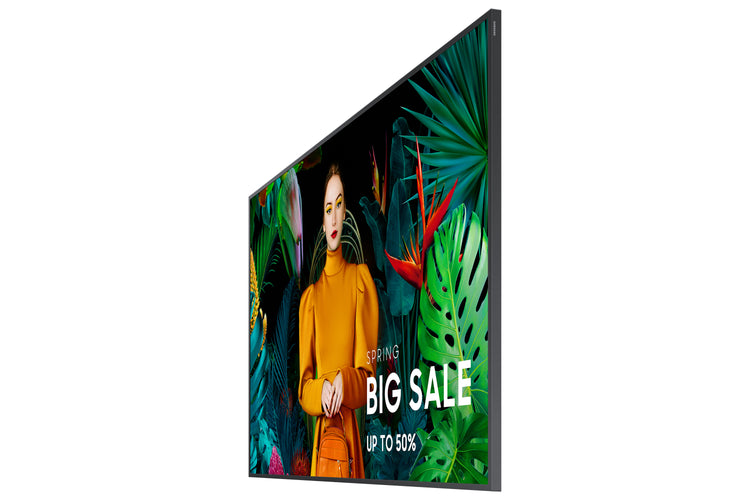 SAMSUNG DISPLAY Samsung QB85C-N signage display Digital signage flat panel 2,16 m (85") LCD Wi-Fi 350 cd/m² 4K Ultra HD Black Built-in processor Tizen 16/7 (LH85QBCNBGCXGO) - Cartouches Certifiees